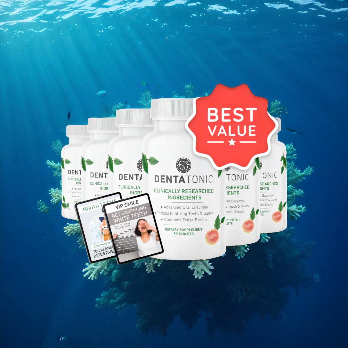 DentaTonic - 6 Bottles + 2  Ebooks
