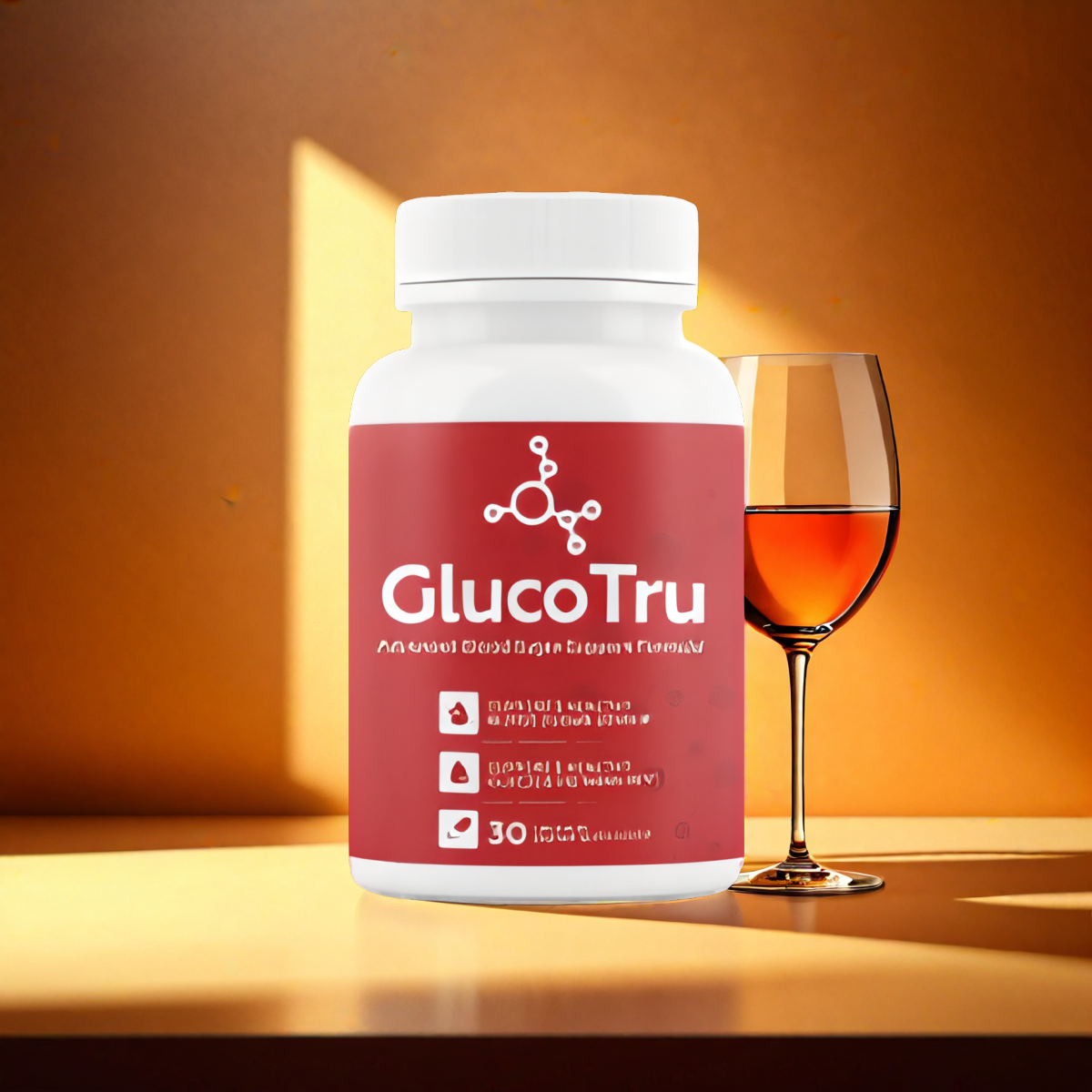 GlucoTru - 1 Bottle - Exclusive Limited Time Discount
