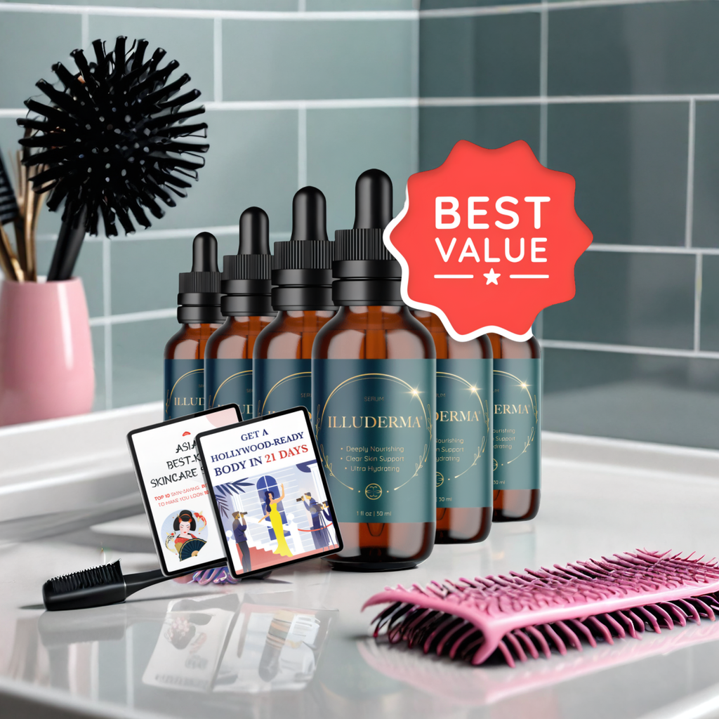 Illuderma - 6 Bottles + 2  Ebooks