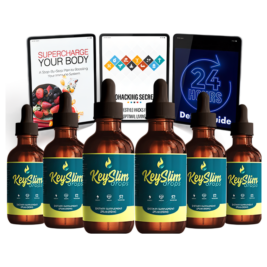 Keyslim Drops - 6 Bottles + 3 Digital Bonuses