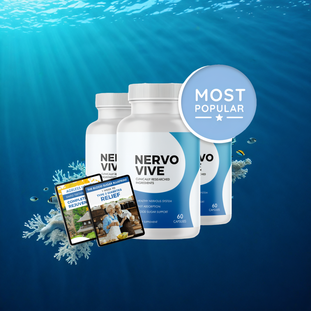 Nervovive - 3 Bottles + 2  Ebooks