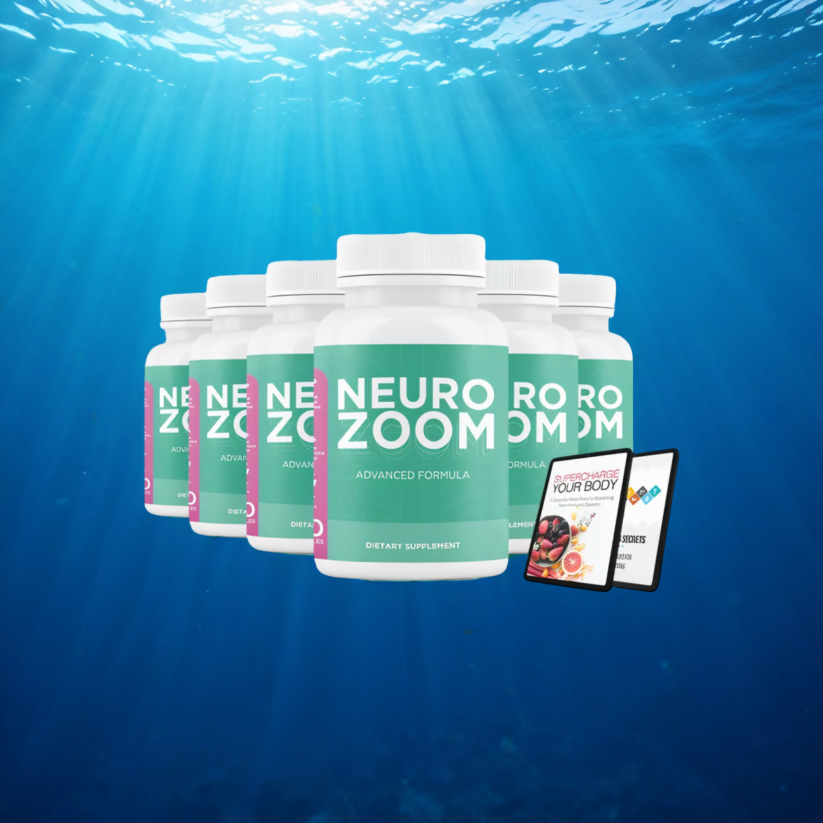 NeuroZoom - 6 Months Supply + 2 Bonus eBooks